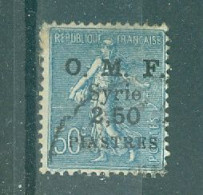 SYRIE - N°113 Oblitéré. Timbres De France De 1920-22 Surchargé. - Usados