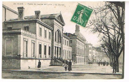 30 ALAIS ALES  PALAIS DE JUSTICE  ET  LYCEE  J. B.  DUMAS  1913 - Alès