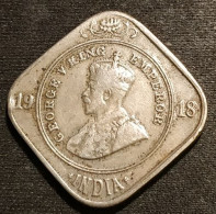 INDE - INDIA - 2 ANNAS 1918 - Calcutta - George V - KM 516 - Inde