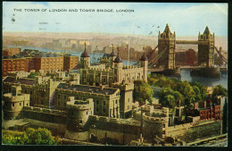 Ak Great Britain, London | Tower Of London And Tower Bridge (1955 London > Denmark) #ans-2020 - Tower Of London