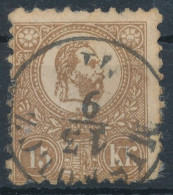 1871. Lithography 15kr, MISKOLCZ - ...-1867 Prephilately