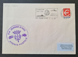 CAMPAGNE 1999/2000 CACHET AGENCE POSTALE  Avec FLAMME JEANNE D'ARC  Le 3/5/00. - Schiffspost