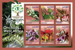 Sierra Leone - 2011 - Flowers: Orchids Of West Africa - Yv 4644/49 - Orchideeën