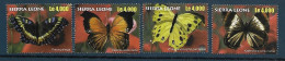 Sierra Leone - 2010 - Butterflies - Yv 4472/75 (from Shet) - Papillons