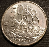 NOUVELLE ZELANDE - NEW ZEALAND - 50 CENTS 1980 - Elizabeth II - 2e Effigie - KM 37.1 - Nieuw-Zeeland