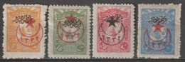 1916 - TURQUIE - SERIE COMPLETE YVERT N°381/384 * MH - COTE = 132 EUR. - Nuevos