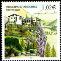 Andorra Frz. Mi.Nr. 600 Hotel Mirardor (1,02) - Andere & Zonder Classificatie