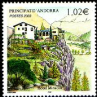 Andorra Frz. Mi.Nr. 600 Hotel Mirardor (1,02) - Autres & Non Classés