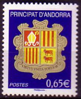 Andorra Franz Mi.Nr. 672 Freim. Wappen (Inschrift POSTES) (0,65) - Andere & Zonder Classificatie