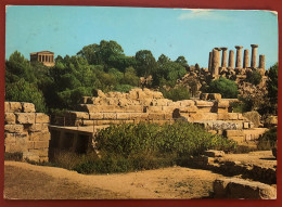 AGRIGENTO - Rovine Del Tempio Di Giove Olimpico Con I Templi Di Ercole E Della Concordia - 1981 (c651) - Agrigento