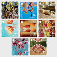 Europa 2024 - Jersey - Underwater Flora & Fauna ** 8 Timbres Dont 2 Europa (fortes Valeurs : 17,91 Livres) - 2024