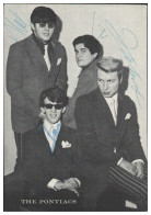 Y28775/ Die Pontiacs  Beat- Popgruppe  Autogramme Autogrammkarte 60er Jahre - Autógrafos