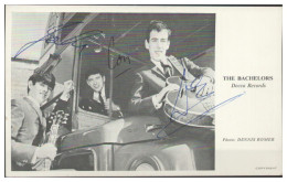 V6107/ The Bachelors Autogramme Beat- Popgruppe Autogrammkarte 60er Jahre - Cantanti E Musicisti
