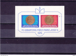 LIECHTENSTEIN 1976 François-Joseph II Yvert BF 13, Michel Bl 10 NEUF** MNH Cote 3,50 Euros - Nuevos