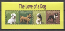 Sierra Leone - 2004 - The Love Of A Dog - Yv 3897/00 - Honden