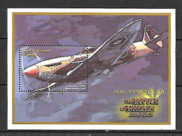 Sierra Leone - 2001 - Transport: Airplanes - Yv Bf 494 - Vliegtuigen