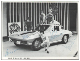 Y28668/ The Twangy Gang Aus Berlin Mit Corvette Autogramme Beat- Popgruppe 60er - Autographs