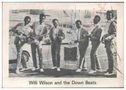 Y28653/ Willi Wilson Andd The Down Beats Musikgruppe Autogramme 60er Jahre - Cantanti E Musicisti