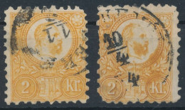 1871. Engraved 2kr Stamps - ...-1867 Prephilately