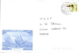 PORTUGAL SEUL SUR LETTRE POUR LA FRANCE - Covers & Documents