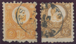 1871. Engraved 2kr Stamps - ...-1867 Préphilatélie