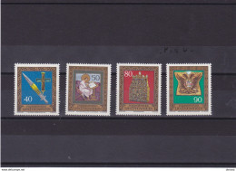 LIECHTENSTEIN 1977 JOYAUX III Yvert 617-620, Michel 673-676 NEUF** MNH Cote 4 Euros - Ungebraucht