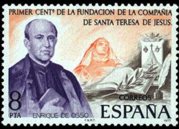 ESPAÑA 1977 - COMPAÑIA DE SANTA TERESA DE JESUS - EDIFIL 2416** - Ongebruikt