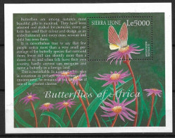 Sierra Leone - 2001 - Insects: Butterflies - Yv Bf 502 - Papillons