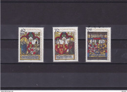 LIECHTENSTEIN 1979 VITRAUX Yvert 672-674, Michel 731-733 NEUF** MNH Cote 3,50 Euros - Nuovi