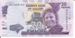 MALAWI 20 KWACHA 01/01/2016 - Malawi