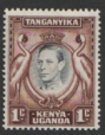 Kenya Uganda And Tanganyika  1938 SG 131 1c  Perf 13.1/2  Mounted Mint - Kenya, Uganda & Tanganyika