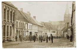 Fotokaart Kruishoutem / Kruisem :  WO 1 : 2 November 1918 . - Kruishoutem