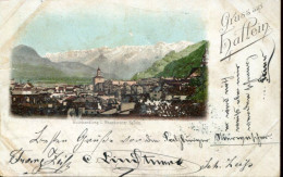 X0085  Austria AK. Circuled Card Gruss Aus Hallein - Autres & Non Classés