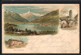 Lithographie Zell Am See, Kitzsteinhorn, Schmittenhöhe Hotel  - Autres & Non Classés