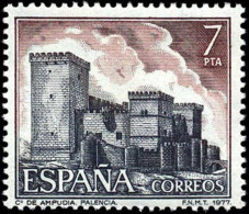 ESPAÑA 1977 - TURISMO - CASTILLO DE AMPUDIA EN PALENCIA - EDIFIL 2421** - Ongebruikt