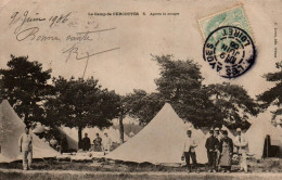 N°63 W -cpa Le Camp De Cercottes -après La Soupe- - Kazerne