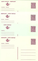 Briefkaart 195 ** FN-NF-F-DF - Postkarten 1951-..