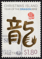 CHRISTMAS ISLAND 2012 QEII $1.20 Multicoloured, Chinese New Year-Year Of The Dragon SG722 FU - Christmaseiland