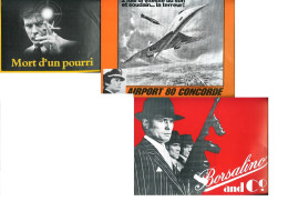 ALAIN DELON 3 Pressbooks Originaux - Publicité Cinématographique