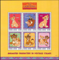 Sierra Leone - 1998 - Disney: The Lion King - Yv 2539/44 - Disney