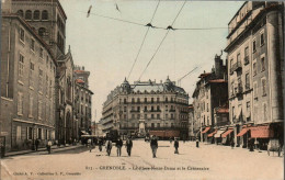 N°68 W -cpa Grenoble -la Place Notre Dame Et Le Centenaire- - Grenoble