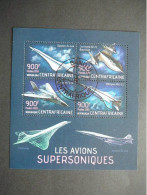 AirPlanes Flugzeuge Avions # Central African Republic # 2013 Used S/s #136 Planes Transport - Aerei