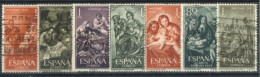 SPAIN, 1955/63, VIRGINS STAMPS SET OF 7, USED. - Used Stamps