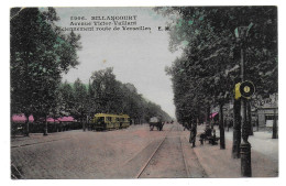 (92) Boulogne Billancourt. 1 Cp. (3) Avenue Victor Vaillant Anceinnement Route De Versaille. Colorisée. Tramway. 1923 - Boulogne Billancourt