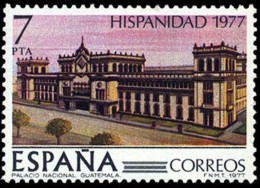 ESPAÑA 1977 - HISPANIDAD - GUATEMALA - EDIFIL 2441** - Ongebruikt