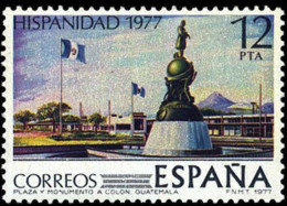ESPAÑA 1977 - HISPANIDAD - GUATEMALA - EDIFIL 2442** - Ongebruikt