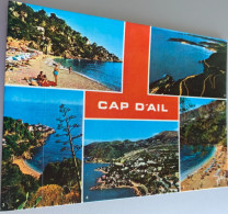 06 Cap D Ail 1977 5 Vues Plage Corniche Inferieure Cap Plage Mala Estivants - Ed Yvon 12/860 - Cap-d'Ail