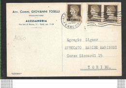 Giovanni Toselli - Alessandria - Piccolo Formato - Viaggiata - Publicité