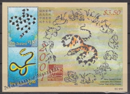 New Zealand - Nouvelle Zelande 2001 Yvert BF 144 - Lunar Year Of The Snake - Miniature Sheet - MNH - Ongebruikt