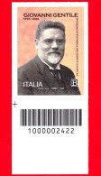 Nuovo - MNH - ITALIA - 2024 - 80 Anni Della Morte Di Giovanni Gentile, Filosofo - B - Barre 2422 - Bar Codes